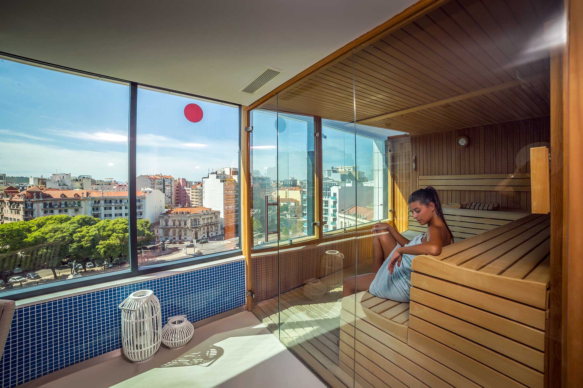 Sauna vista cidade EVOLUTION Lisboa