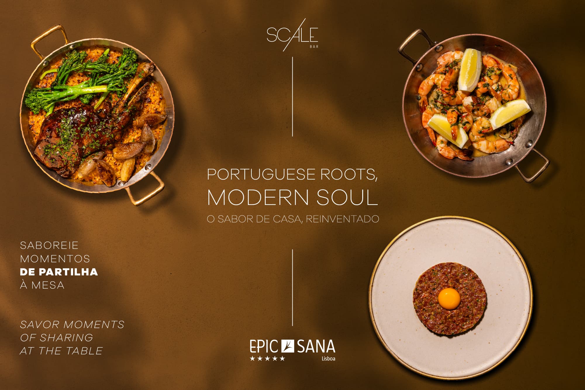 Menu Partilha Scale EPIC SANA Lisboa